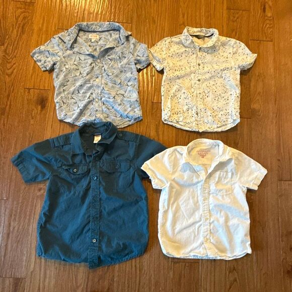 Boys short sleeve button down bundle 5-6 - Picture 2 of 11